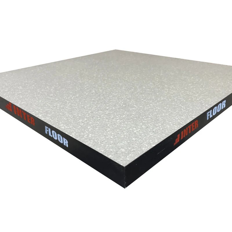 INTERFLOOR ДСП H 38 ST/PVC — съёмная панель фальшпола 600×600 (сталь / ПВХ)